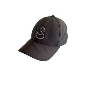 Swannies Adjustable Snapback Golf Hat - Stylish Gray With Logo Design